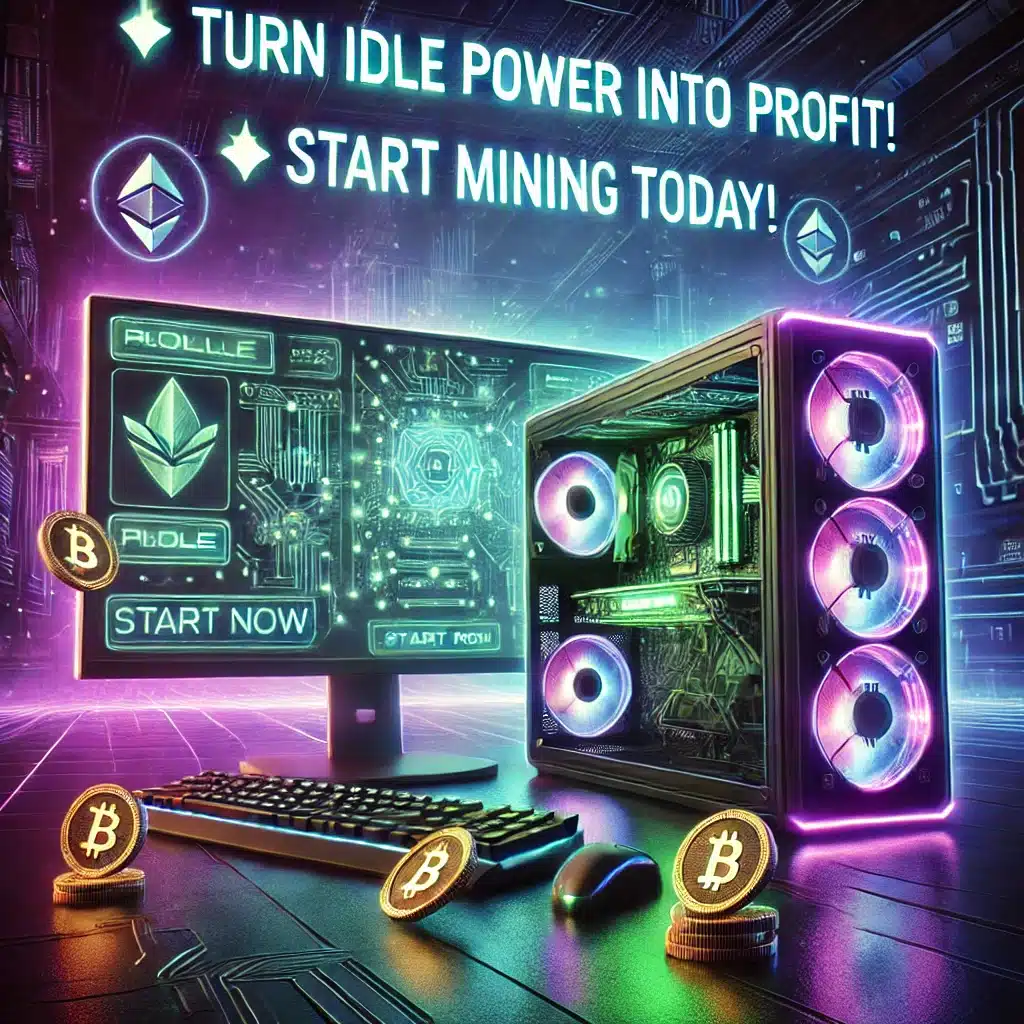 Boost your earnings effortlessly! Transform your gaming setup into a profit-generating powerhouse with crypto mining.