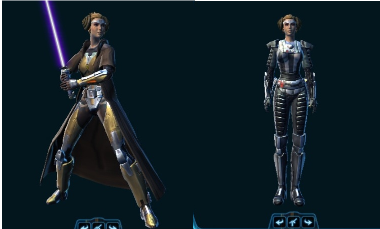 new jedi and sith armor