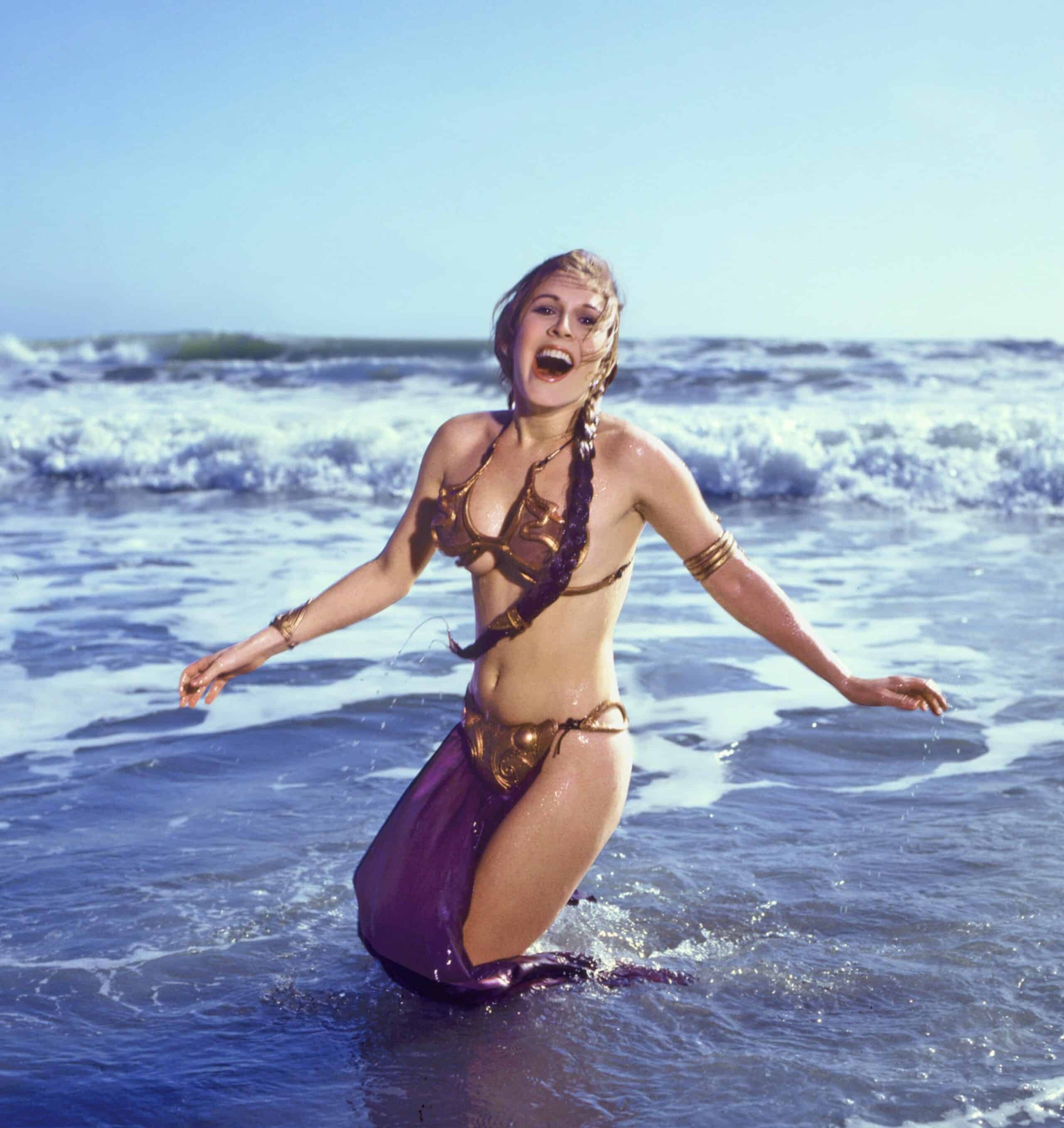 Leia in the surf - Imgur