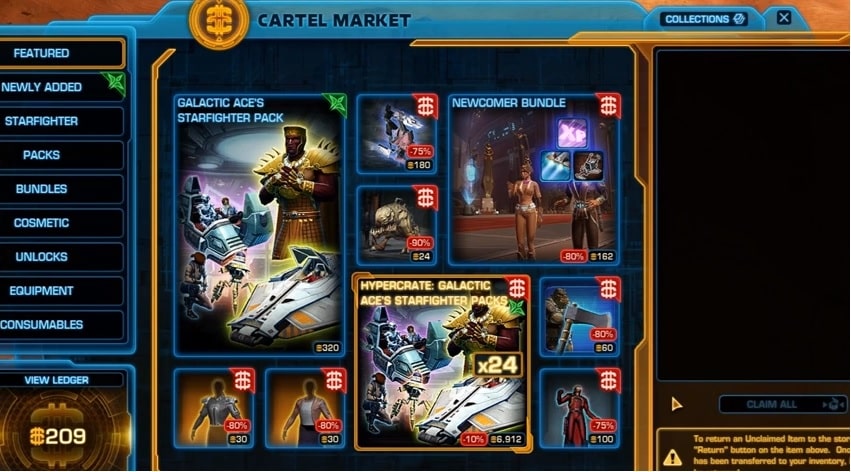 Galactic Ace's Starfighter Packs
