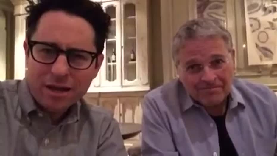 Greeting from J.J. Abrams and Lawrence Kasdan