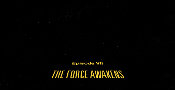 Star Wars  Episode VII - The force awakens