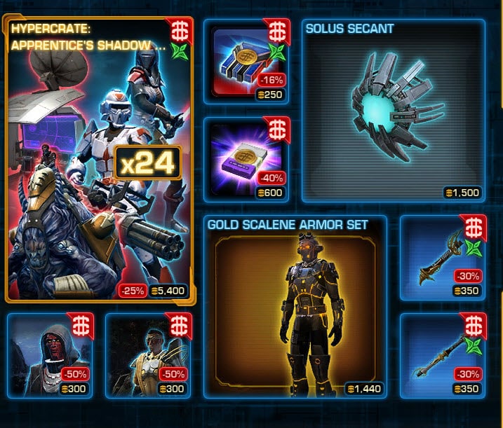 SWTOR CM weekly sales for Mar 3 – 10