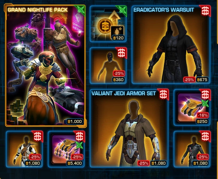 SWTOR CM weekly sales for April 28 – May 5