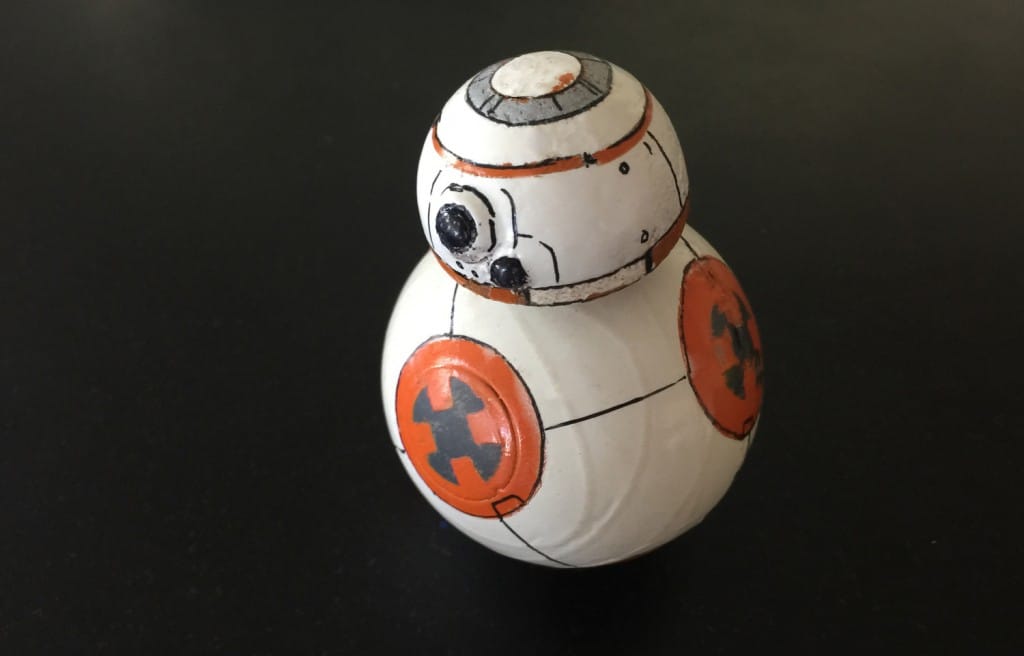 Star Wars BB-8 Droid Made from a Sphero and Magnets