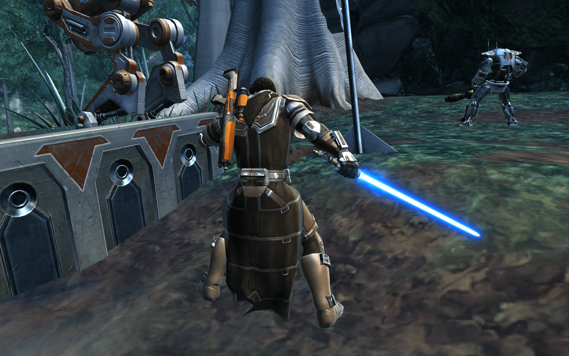 Jedi on Yavin IV have resorted to using uncivilized weapons it seems