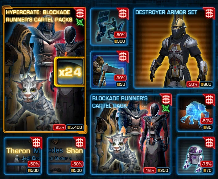 SWTOR CM weekly sales for June 30 – July 7