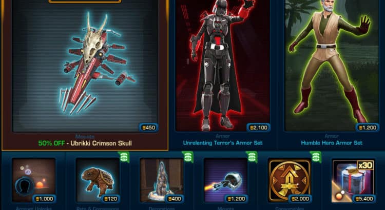 Changes to the Cartel Market -- Monday March 11 2019