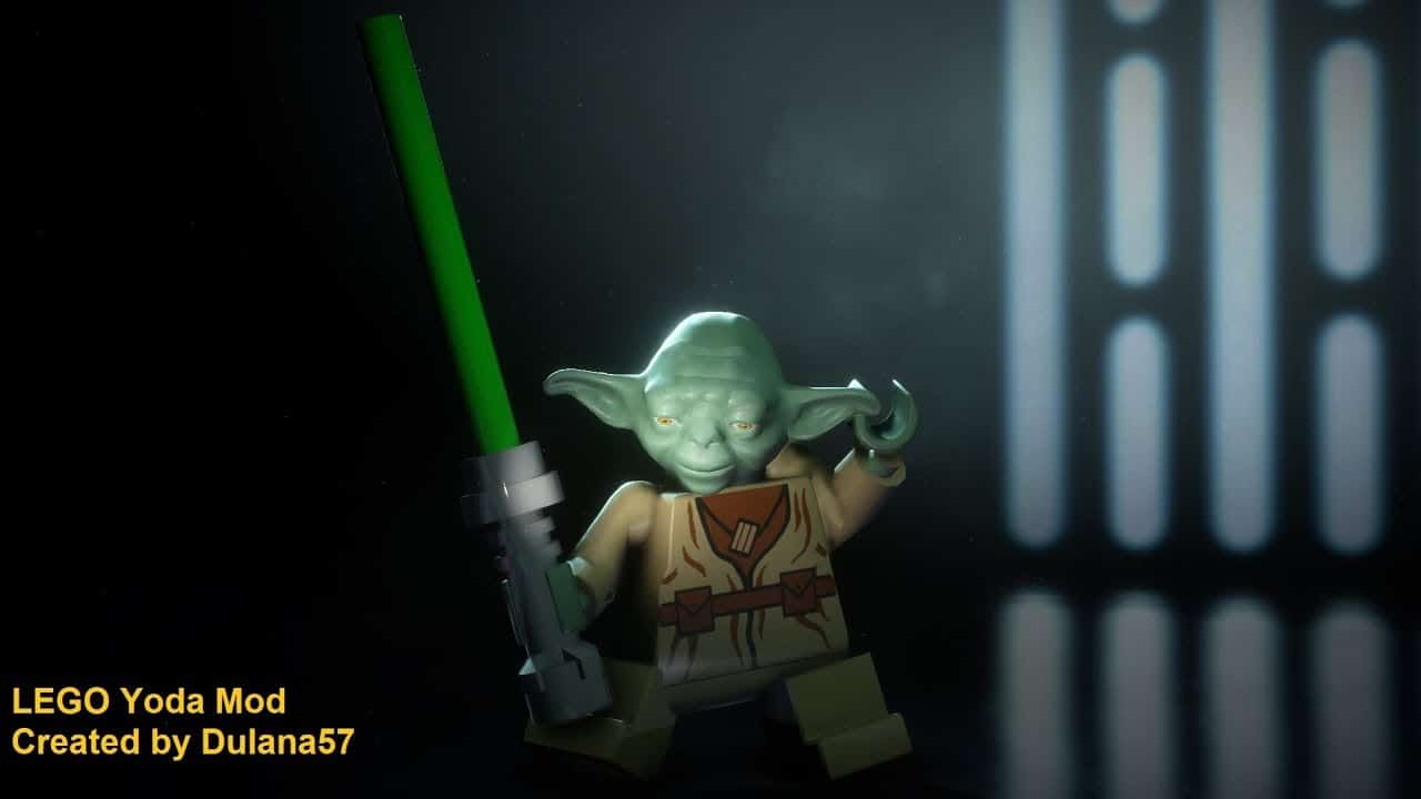 fjer Kunstneriske En sætning You Can Now Play as LEGO Yoda in Star Wars Battlefront 2 (With Mods)