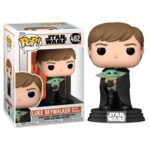 Funko Pop! Star Wars: Mandalorian- Luke Skywalker with Grogu (The Child) Vinyl Bobblehead