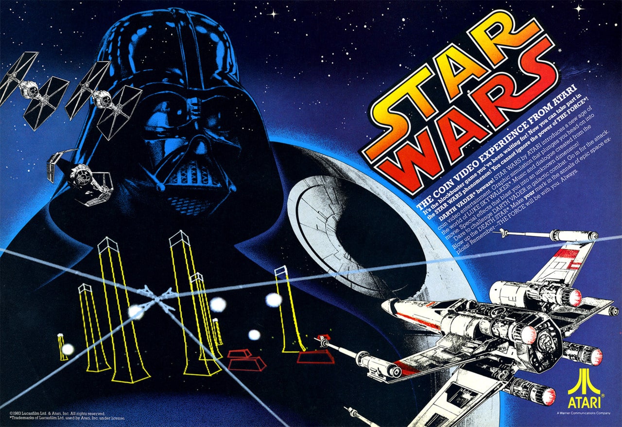 Let's play Star Wars (Atari 1983 acade video game)