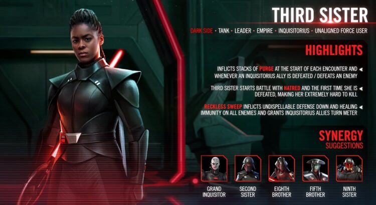 Star Wars Galaxy of Heroes: Third Sister