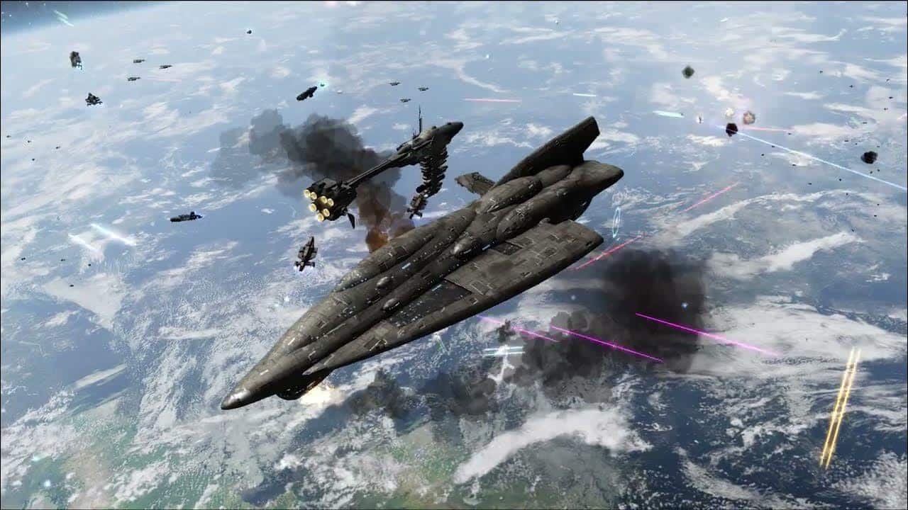 Rebel vs empire scenery star wars