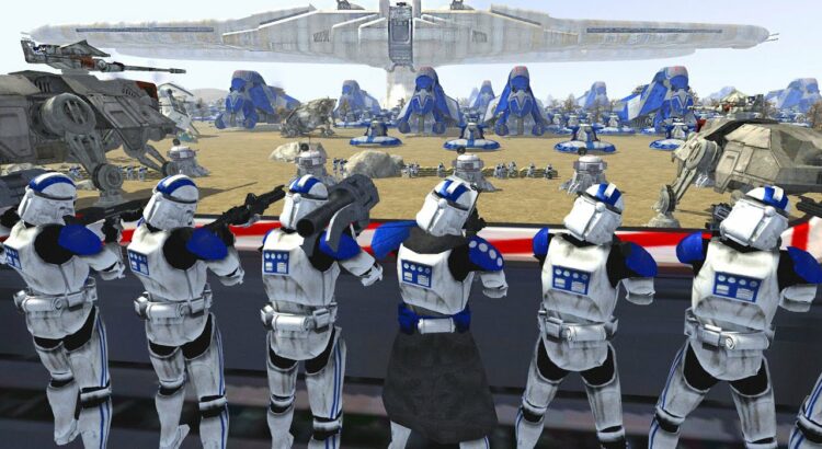 Can Clones Hold the WALL vs Droid INVASION!? - Men of War: Star Wars Mod Battle Simulator