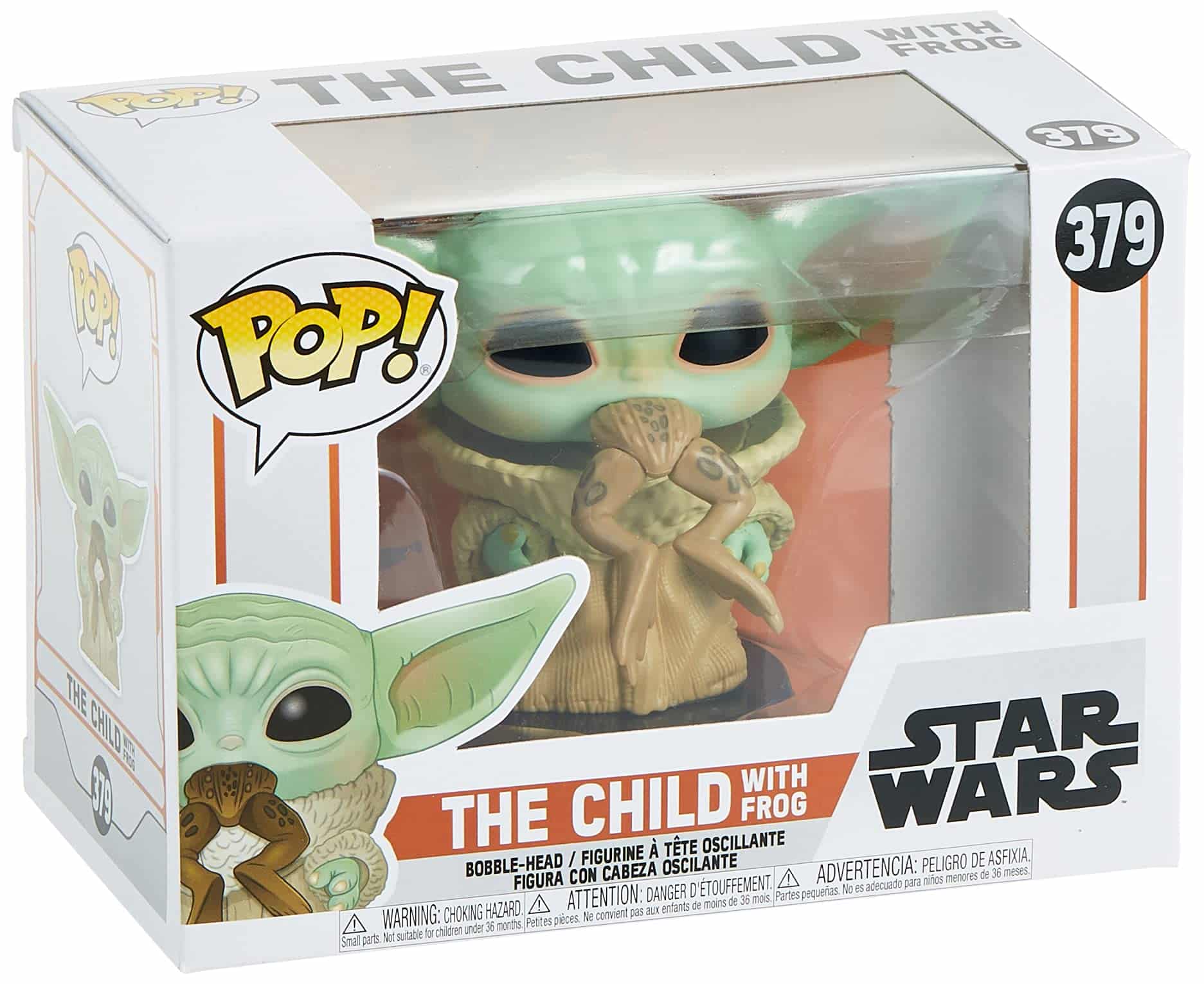 Funko Pop Star Wars The Mandalorian - Child with Frog Vinyl Bobblehead