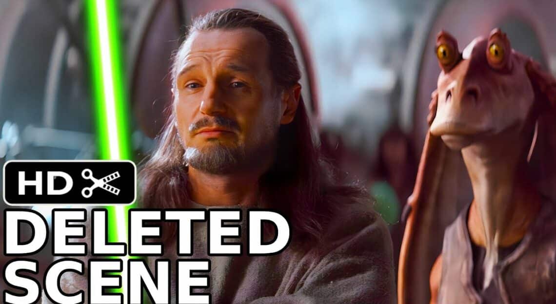The Deleted Scene from Star Wars Phantom Menace Qui Gon Gambles for Anakin's Freedom