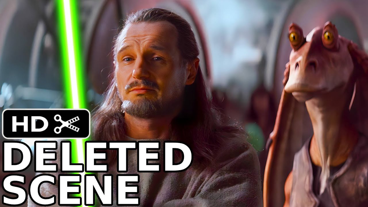 The Deleted Scene from Star Wars: Phantom Menace - Qui Gon Gambles for Anakin's Freedom