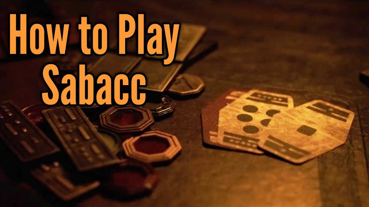 How To play Sabacc: Normal and gambling rules