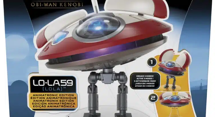 STAR WARS L0-LA59 (Lola) Animatronic Edition, OBI-Wan Kenobi Series-Inspired Electronic Droid Toy, Toys for 4 Year Old Boys and Girls and Up