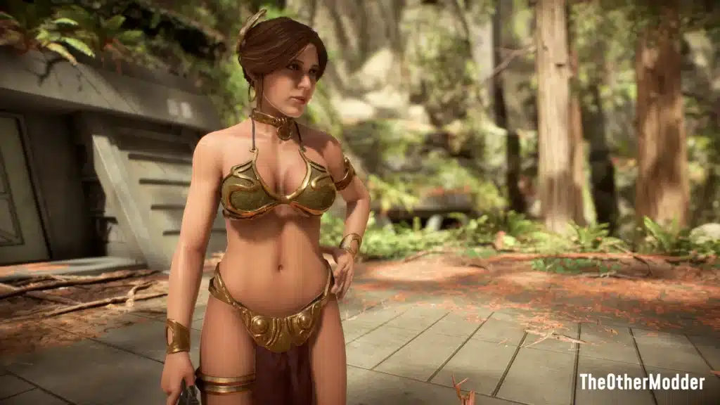 Exploring the Star Wars Battlefront 2 Slave Leia Nude Mod (NSFW)