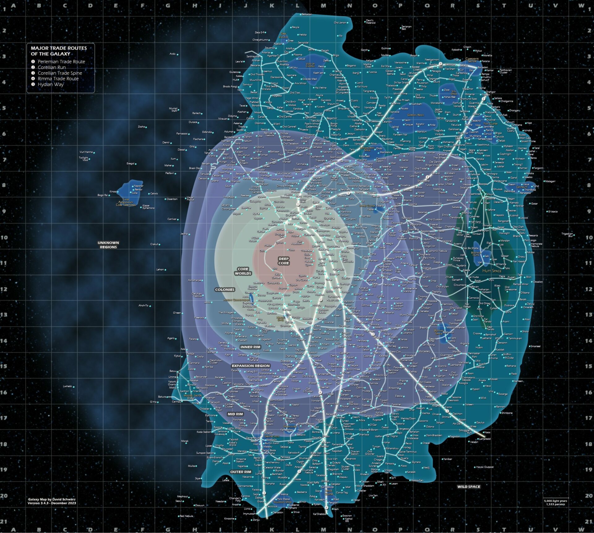 Discover the intricacies of the Star Wars universe with a detailed look at a fan-made galaxy map by David Schwarz, exploring its implications for future narratives and key developments in the saga.