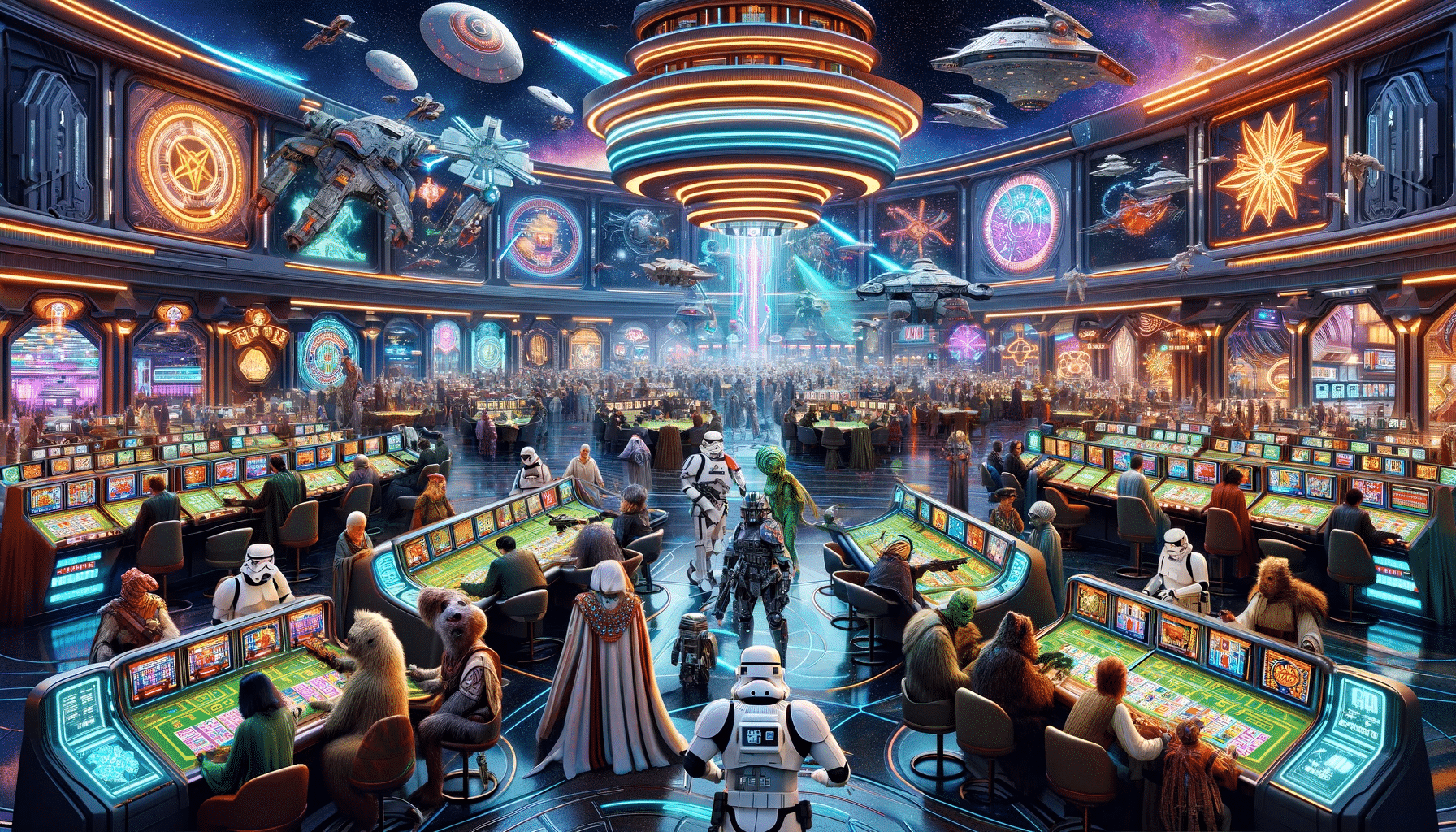 xploring how gambling and betting are portrayed in the Star Wars universe, including references in video games.