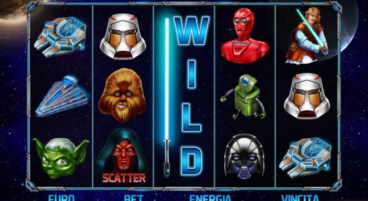 A unique slot machine inspired by the universe of "Star Wars"