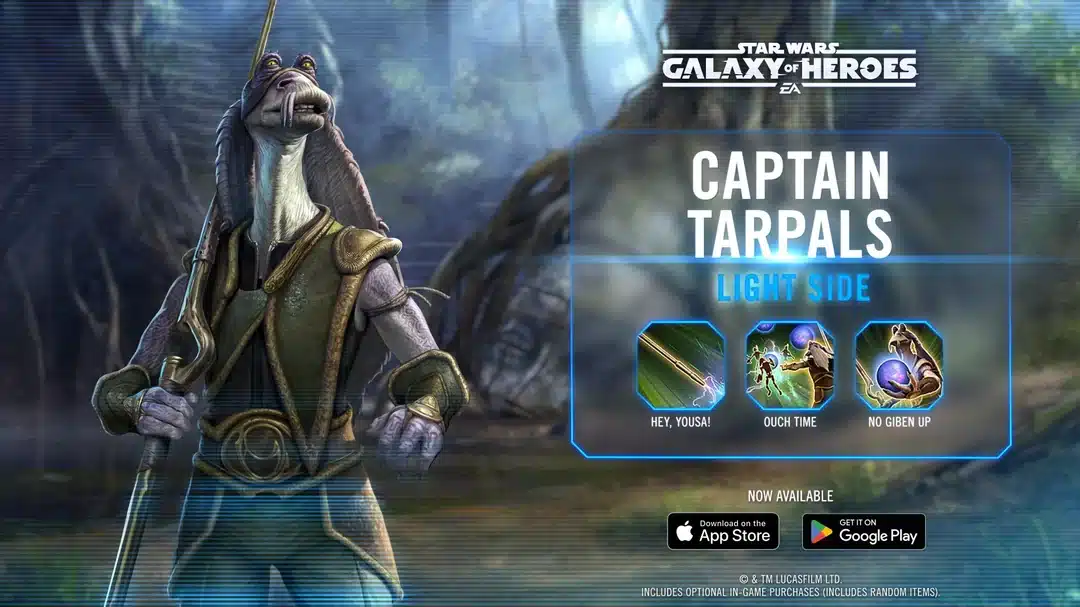 Captain Tarpals Storms into SWGoH: A Complete Kit Breakdown