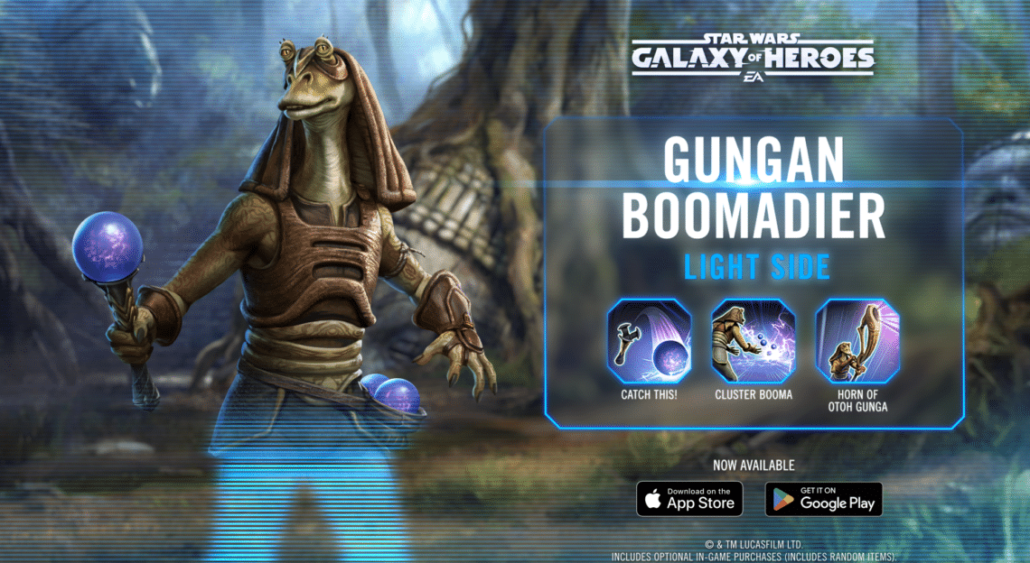 New Gungan Boomadier Character Shakes Up SWGoH with Unique Abilities