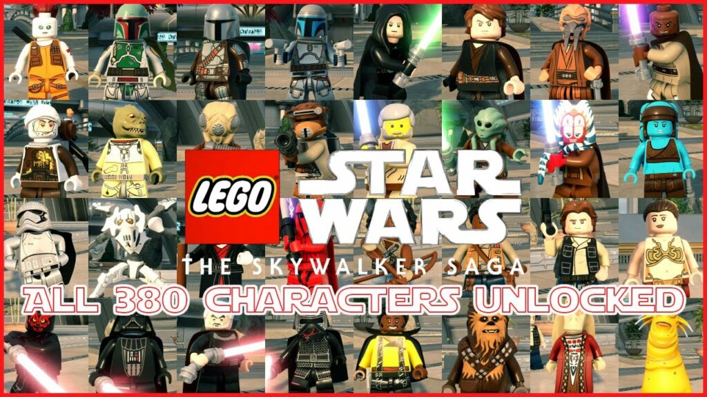 Lego star wars all deals characters