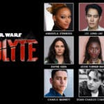 Star Wars: The Acolyte series cast promotional image