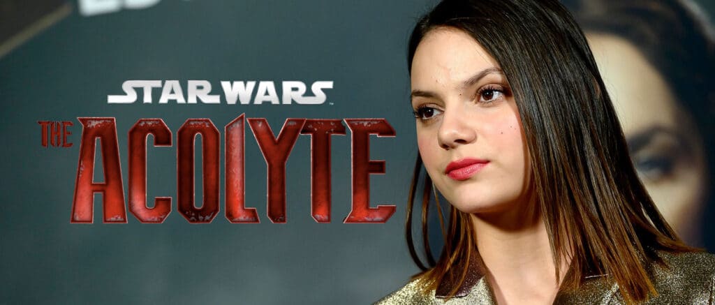 Actress at "Star Wars: The Acolyte" premiere event.