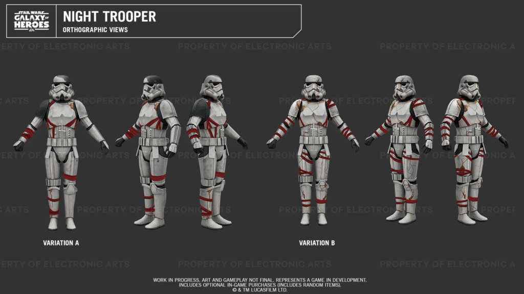 Night Trooper - Attacker who spreads Blight among their foes, also has a case of the, “If you can do it, I can do it” in their kit.