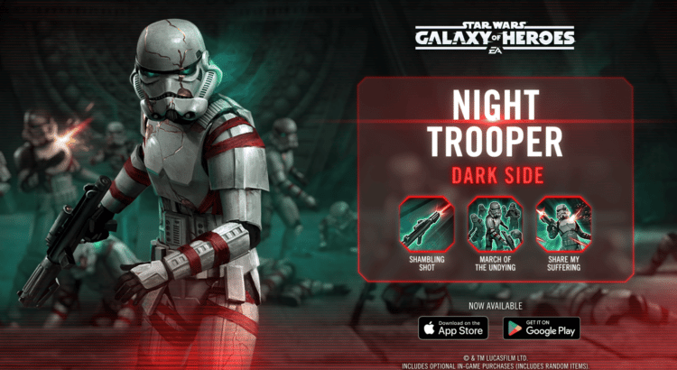 SWGoH Kit Reveal This is the Rhythm of the Night Super Trooper Farva