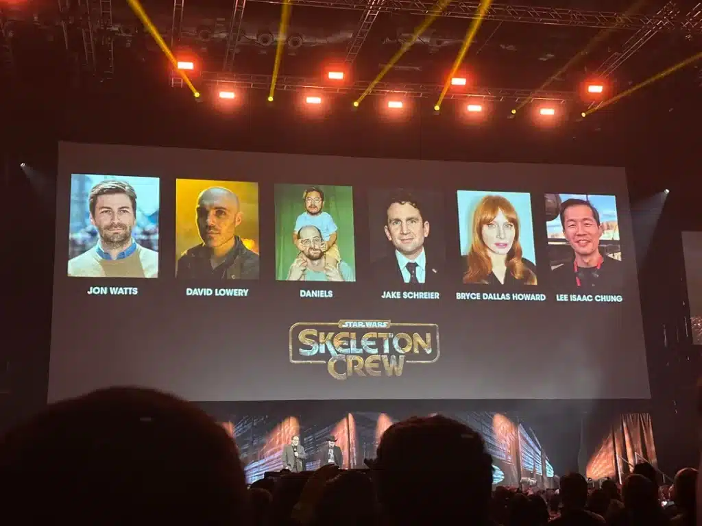 Star Wars directors featured at a Skeleton Crew event.