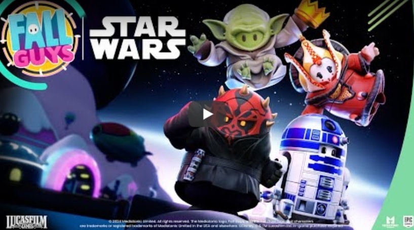 Yoda, R2-D2, Padme Amidala and Darth Maul land in Fall Guys