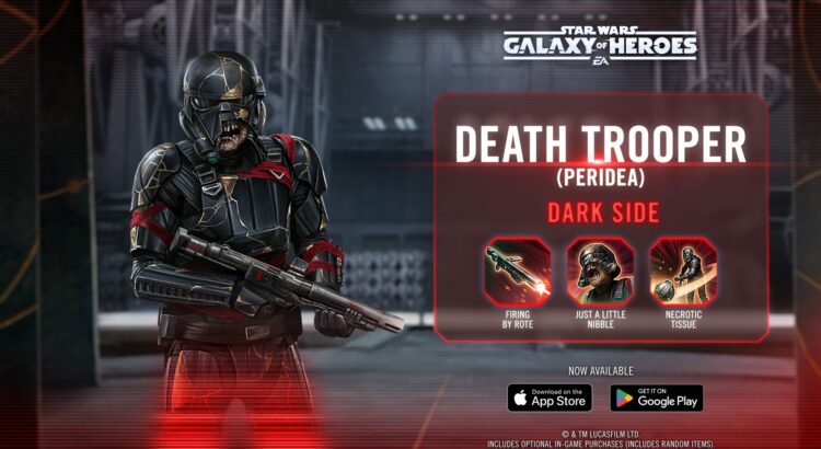 Death Trooper (Peridea): A New Force in Star Wars Galaxy of Heroes