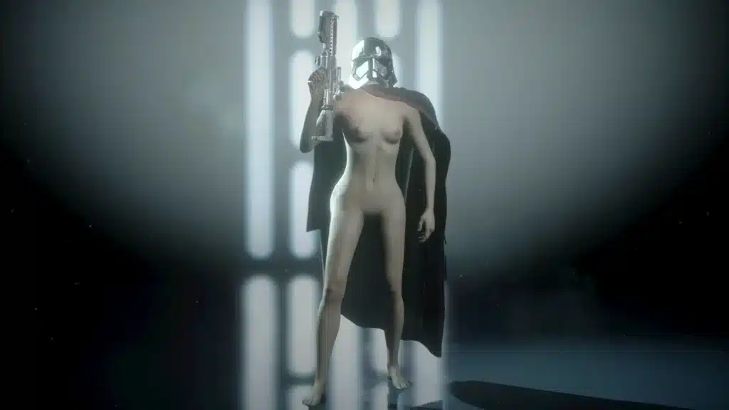 Star Wars: Battlefront 2 Nude Captain Phasma Mod