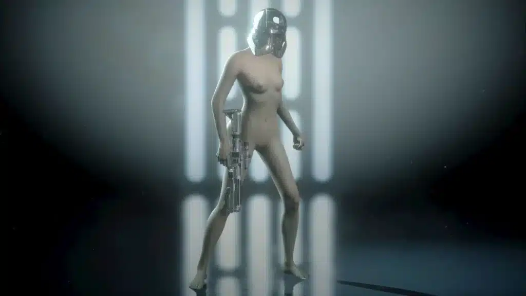 Star Wars: Battlefront 2 Nude Captain Phasma Mod