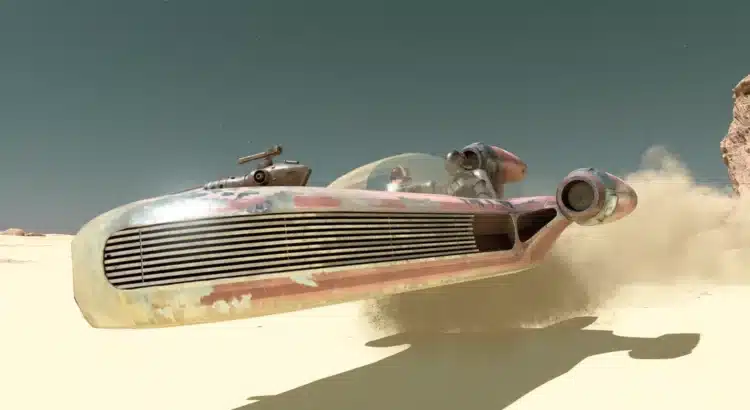 Starfield Mod Adds X-34 Landspeeder from Star Wars: A Galactic Crossover