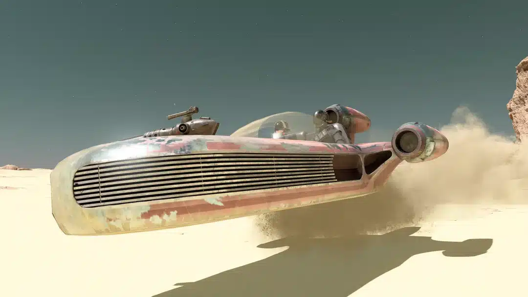 Starfield Mod Adds X-34 Landspeeder from Star Wars: A Galactic Crossover