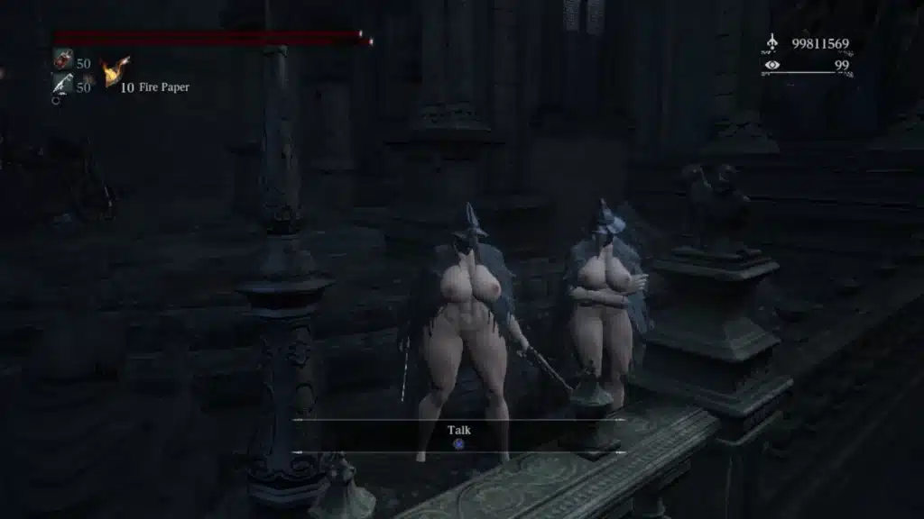 Bloodborne Crowfeather Female Nude Mod