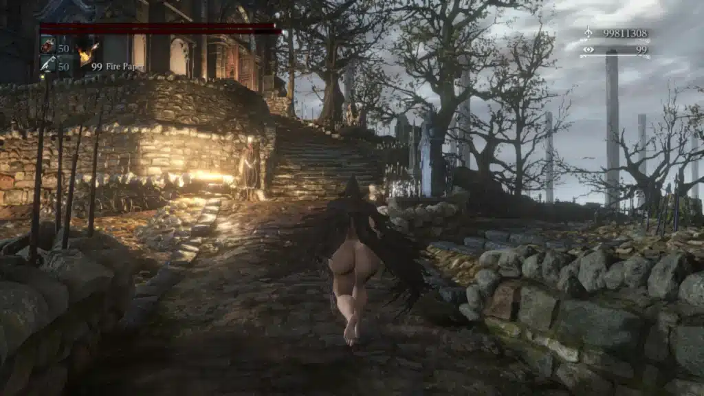 Bloodborne Crowfeather Female Nude Mod