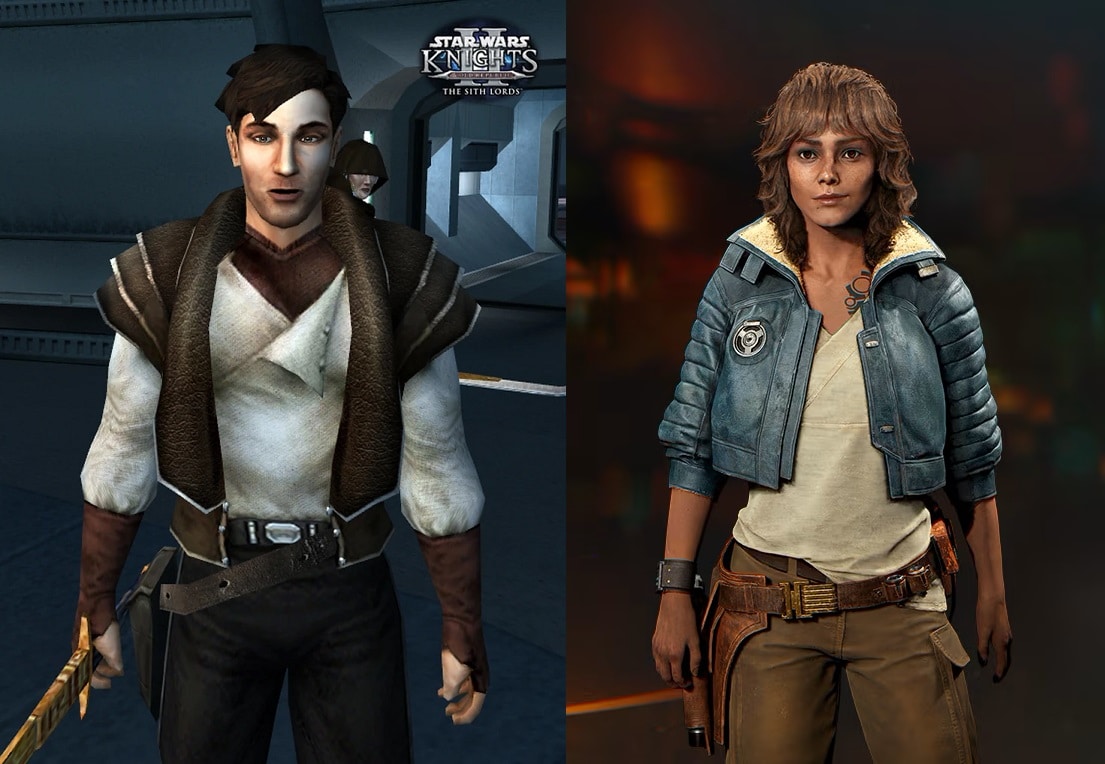 In the expansive galaxy of Star Wars, some of the most compelling characters are neither Jedi nor Sith, but rather those who walk the shadowy line between hero and scoundrel. Two characters who epitomize this roguish charm are Kay Vess, the protagonist of Star Wars: Outlaws, and Atton Rand from Star Wars: Knights of the Old Republic II – The Sith Lords. While they both operate in the fringes of galactic society, their stories, motivations, and roles within the Star Wars universe provide unique perspectives on survival and morality. In this comparison, we’ll explore the similarities and differences between these two fascinating characters, examining how they navigate the galaxy’s underworld, interact with those around them, and ultimately find their place in the larger Star Wars narrative. Kay Vess: The Clever Survivor Kay Vess is the protagonist of Star Wars: Outlaws, a new action-adventure game set between The Empire Strikes Back and Return of the Jedi. She’s not a Jedi, a Sith, or even a Rebel fighter—Kay is a scoundrel, making her way through the galaxy’s criminal underworld. Her journey is one of survival, as she navigates the dangerous landscape of bounty hunters, crime syndicates, and the ever-present threat of the Galactic Empire. Kay’s charm comes from her street-smarts and her ability to think on her feet. She’s resourceful, quick-witted, and always looking for the next opportunity to get ahead. Kay is joined by her trusty alien companion, Nix, who helps her in tight situations, adding a dynamic element to her gameplay and story. Together, they take on risky jobs, often for shady employers, as Kay tries to secure her freedom in a galaxy that doesn’t care much for the survival of individuals like her. Key Traits of Kay Vess: Survival Focused: Kay is driven by the need to stay alive and stay free. She’s not interested in being a hero; she’s out for herself, at least initially. Cunning and Resourceful: Kay’s greatest strength is her ability to outthink her opponents, often using her environment and quick thinking to escape danger. Neutral Alignment: Kay isn’t aligned with the Empire or the Rebellion, preferring to stay on the sidelines of the larger galactic conflict. Her decisions are guided by self-preservation rather than ideology. Atton Rand: The Hidden Past Atton Rand, a main companion character from Star Wars: Knights of the Old Republic II – The Sith Lords, is similarly roguish but carries a more complex and tragic backstory. At first glance, Atton appears to be a cocky pilot with a devil-may-care attitude, much like Han Solo. He’s recruited by the Exile (the player’s character) early in the game and quickly becomes a valuable member of the crew, providing transportation and witty banter along the way. However, as the story unfolds, Atton’s past is revealed to be far darker than it initially seems. He was once a soldier in the Republic, later becoming an assassin for the Sith, tasked with hunting down Jedi during the Jedi Civil War. Atton’s experiences in the war and his role in the Jedi purge haunt him, and his outward bravado hides deep guilt and inner turmoil. Key Traits of Atton Rand: Complicated Backstory: Atton’s history as a Jedi hunter and his guilt over his past actions make him a deeply layered character. His lighthearted demeanor is a mask for his inner pain. Jaded Survivor: Like Kay, Atton is a survivor, but his story is defined by regret and redemption rather than simply staying alive. He’s trying to atone for his past, even if he won’t admit it openly. Witty and Guarded: Atton uses humor and sarcasm as a defense mechanism, deflecting serious conversations about his past with snarky comments. He’s charming but reluctant to let anyone get too close. Comparing Their Motivations Both Kay Vess and Atton Rand are characters shaped by their need to survive in a hostile galaxy, but their motivations differ significantly. Kay Vess: Survival Above All Else For Kay, the galaxy is a dangerous place, and survival is her number one priority. Her motivations are primarily driven by self-preservation and the desire to carve out a life free from the oppressive forces around her. She’s not motivated by ideals like freedom or justice—at least not at the beginning of her story. Kay’s character represents the everyday person in the Star Wars galaxy, someone just trying to get by without being caught up in the grand battles between the Empire and the Rebellion. Her neutrality makes her a refreshing character in the Star Wars universe. While many Star Wars protagonists are thrust into galaxy-defining conflicts, Kay tries to stay out of them, focusing instead on making a living in the criminal underworld. This makes her story relatable for players who might be tired of the traditional hero-versus-villain narrative. Atton Rand: Guilt and Redemption Atton, on the other hand, is a character driven by guilt. His time as a Sith assassin and the atrocities he committed weigh heavily on him, even though he tries to hide it behind a veneer of humor and cynicism. His journey in KOTOR II is one of redemption, though he’s reluctant to confront his past openly. The Exile helps Atton come to terms with his actions, and depending on the player’s choices, he can either find redemption or fall deeper into his self-loathing. Unlike Kay, who starts with more neutral motivations, Atton’s story is deeply tied to the Light and Dark Side themes of Star Wars. His character arc is about reconciling his dark past with his desire to be a better person, making him a more traditional redemption-seeking character. Combat and Gameplay: Stealth vs. Skills Kay Vess: Stealth and Strategy In Star Wars: Outlaws, Kay’s gameplay revolves around stealth, quick thinking, and creative solutions. She’s not a warrior or a Force user, so she relies on her wits and resourcefulness to get out of tight spots. Players will use Kay’s companion Nix to create distractions and sabotage enemies, allowing Kay to escape or complete her objectives without getting caught in a firefight. This approach to combat aligns with Kay’s character as someone who survives by being clever rather than powerful. It also provides players with a more strategic style of gameplay, where brute force isn’t always the best option. Atton Rand: Versatile Combatant Atton, being a former soldier and assassin, is skilled in both ranged and melee combat. As a companion character, he can be customized to use a variety of weapons, from blasters to lightsabers, depending on how the player develops him. In terms of gameplay, Atton is more versatile than Kay, offering players multiple combat options, including ranged support and stealth. Atton’s combat abilities reflect his past as a trained killer, but his character arc makes it clear that he’s not proud of these skills. While Kay embraces her role as a scoundrel, Atton is more conflicted about his abilities and their place in his future. Their Place in the Star Wars Universe Both Kay Vess and Atton Rand occupy interesting roles in the Star Wars universe, existing on the fringes of the major conflicts while still having significant personal stories. Kay’s journey in Star Wars: Outlaws offers players a look at life in the criminal underworld, where survival is more important than choosing a side in the galactic war. Her story is personal and grounded, providing a unique perspective on what it means to be a scoundrel in the Star Wars galaxy. Atton, while initially presented as a scoundrel, is more deeply connected to the broader Star Wars narrative, with his past as a Sith assassin tying him directly to the themes of the Light and Dark Side. His journey of redemption gives him a more traditional hero arc, even if he starts from a place of guilt and self-loathing. Conclusion: Two Survivors, Two Different Paths In comparing Kay Vess and Atton Rand, we see two characters who have both learned to survive in a galaxy filled with danger. However, their stories diverge in important ways. Kay’s tale in Star Wars: Outlaws is one of cunning and survival, where her primary goal is to stay free and alive. Atton’s story in KOTOR II, on the other hand, is one of redemption and dealing with the consequences of a dark past. Both characters bring a fresh perspective to the Star Wars universe, offering players the chance to experience life as a scoundrel, but with very different emotional journeys. Whether you prefer Kay’s clever escapades or Atton’s search for redemption, both characters prove that you don’t need to be a Jedi or Sith to have a compelling story in the galaxy far, far away.