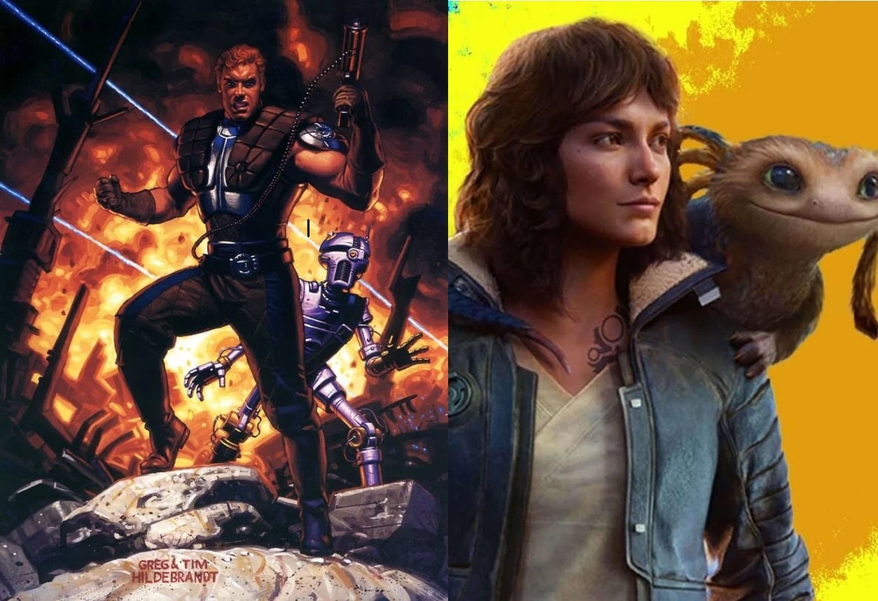 Comparing Star Wars: Outlaws' Kay Vess to Star Wars: Shadows of the Empire's Dash Rendar