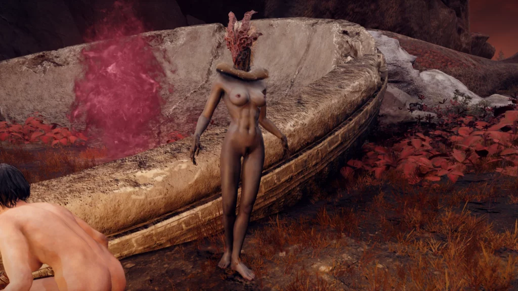 Elden Ring: Nude Dragon Priestess Florissax Mod