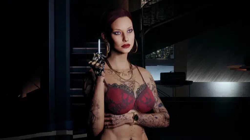 Cyberpunk 2077: Get Your Cool Factor on With the "aSgard Sexy Smoking Poses" Mod