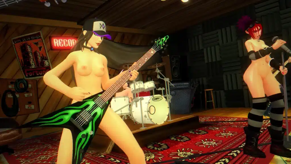 Rock Out with the Saeko Nude Mod for Guitar Hero World Tour