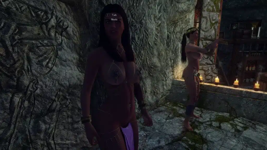 Skyrim Special Edition: Outfits for the Naked Dragon Brothel Prostitutes Mod