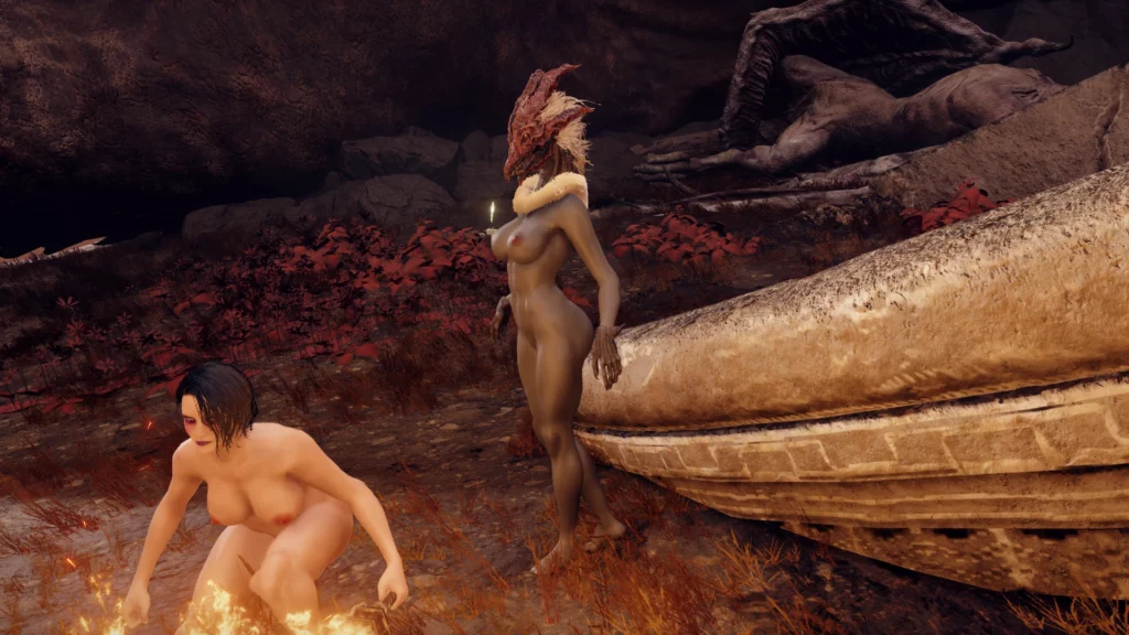 Elden Ring: Nude Dragon Priestess Florissax Mod